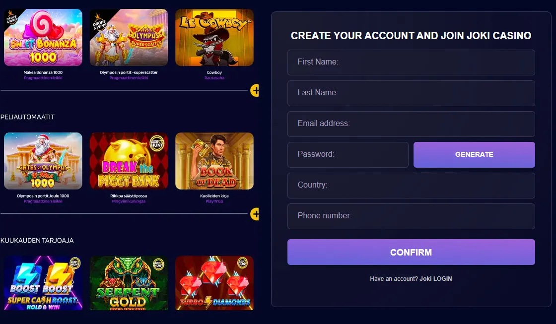 JokiCasino — Kasinon Vahvuudet Suomalaiselle JokiCasino — Kasinon Vahvuudet Suomalaiselle